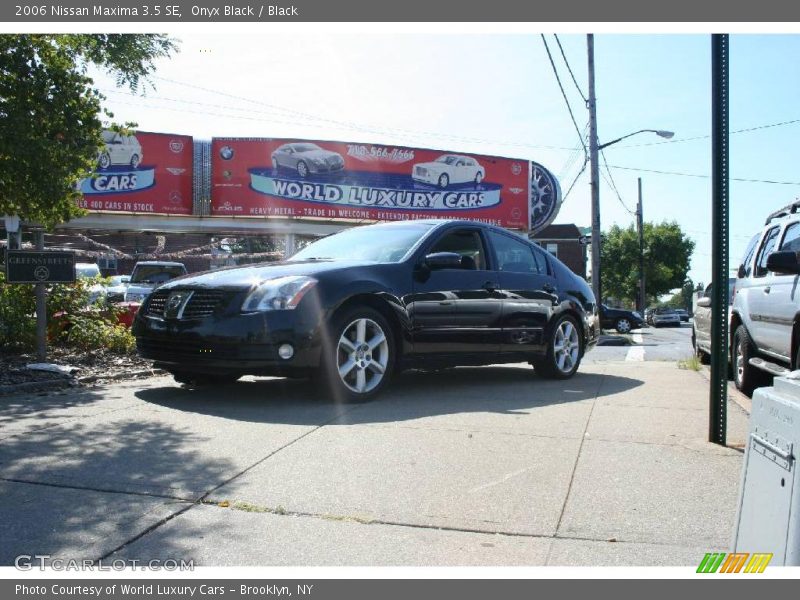 Onyx Black / Black 2006 Nissan Maxima 3.5 SE