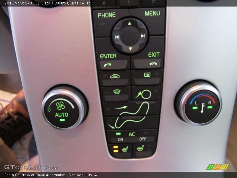 Controls of 2011 S40 T5