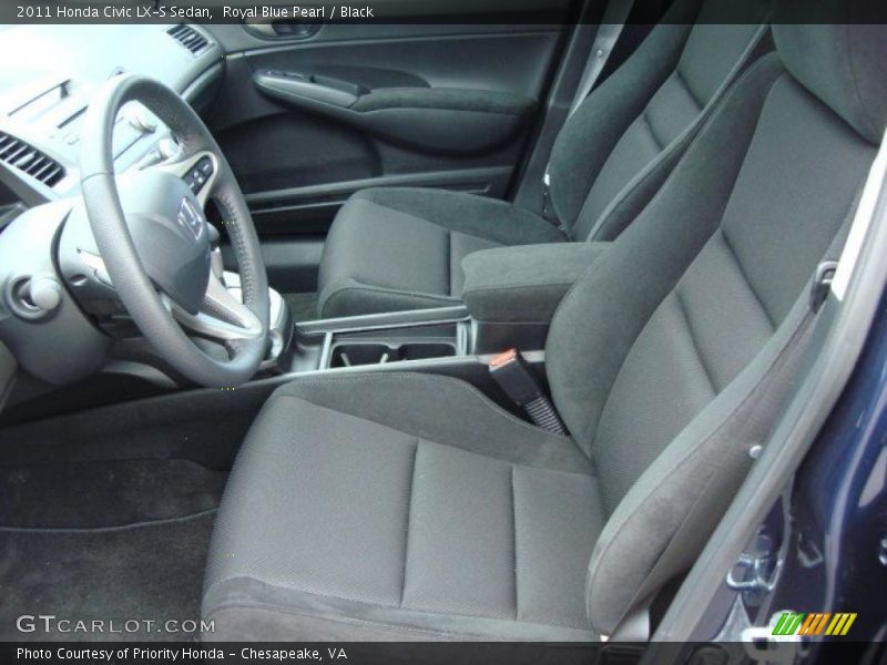  2011 Civic LX-S Sedan Black Interior