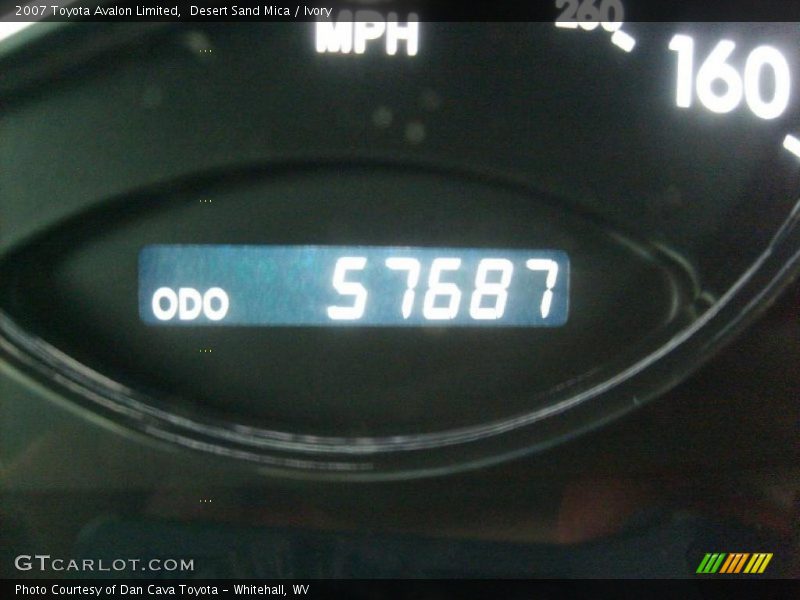 Desert Sand Mica / Ivory 2007 Toyota Avalon Limited