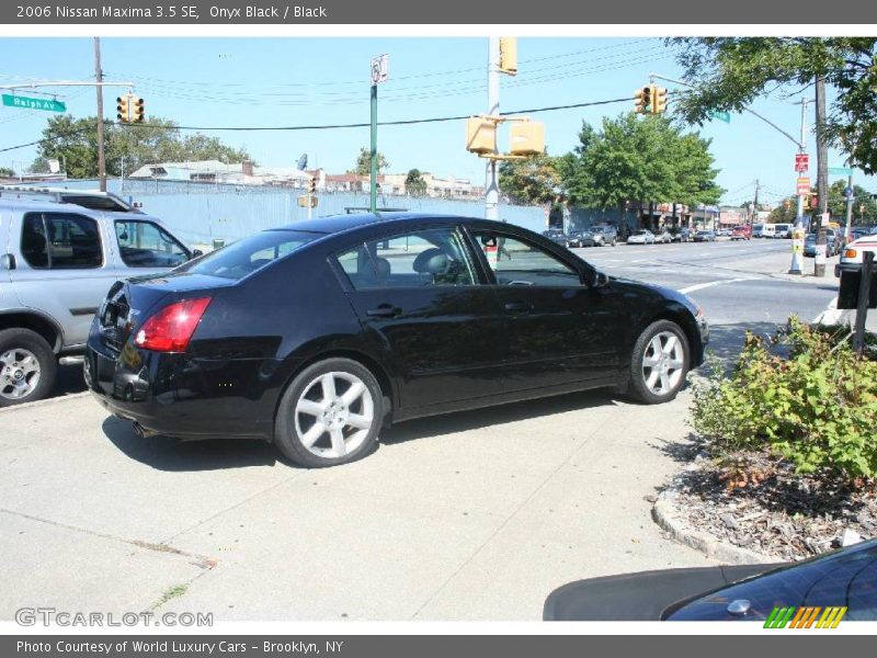 Onyx Black / Black 2006 Nissan Maxima 3.5 SE