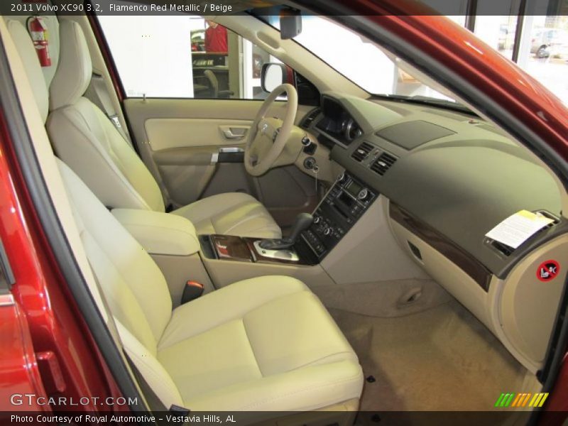 Flamenco Red Metallic / Beige 2011 Volvo XC90 3.2