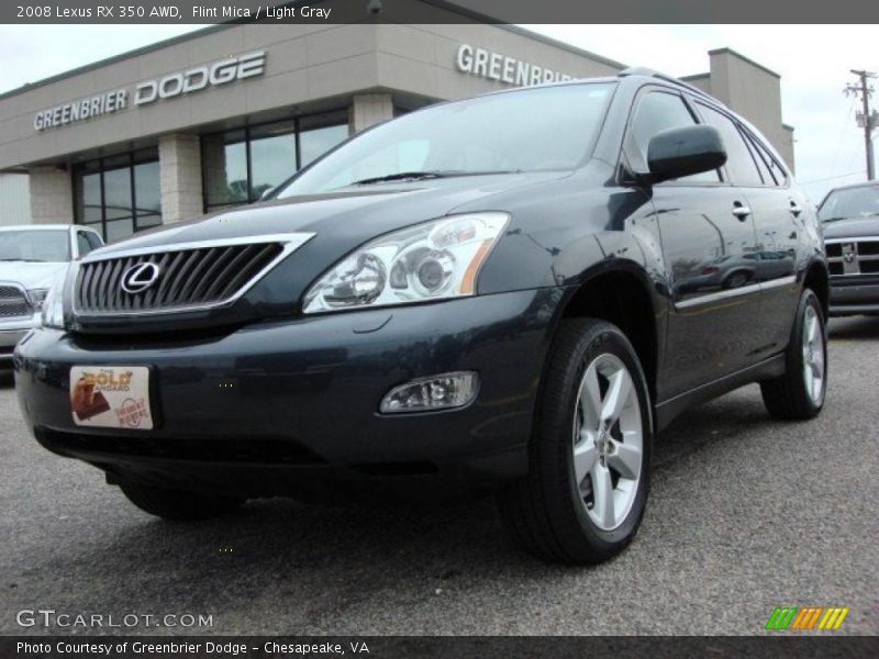 Flint Mica / Light Gray 2008 Lexus RX 350 AWD