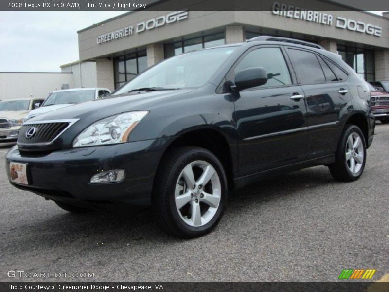 Flint Mica / Light Gray 2008 Lexus RX 350 AWD
