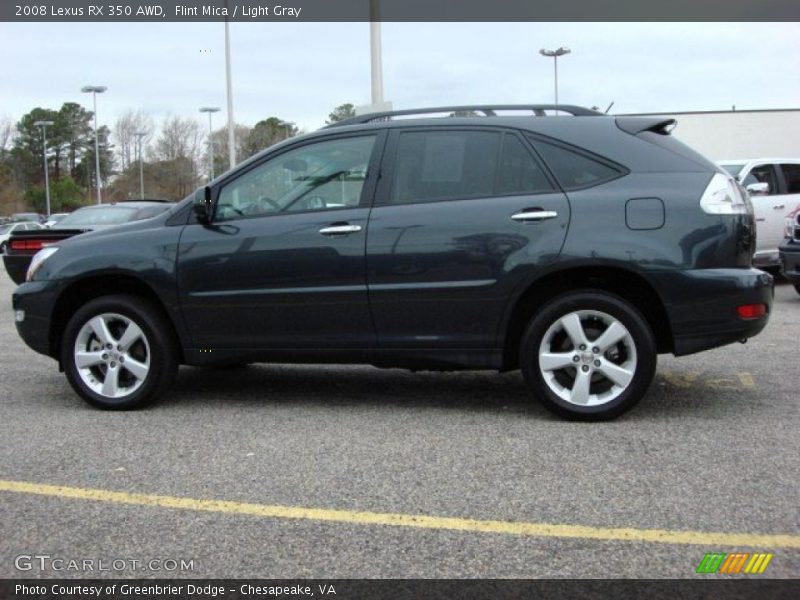 Flint Mica / Light Gray 2008 Lexus RX 350 AWD