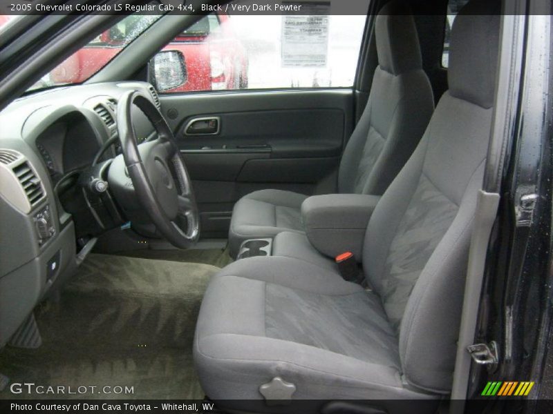  2005 Colorado LS Regular Cab 4x4 Very Dark Pewter Interior