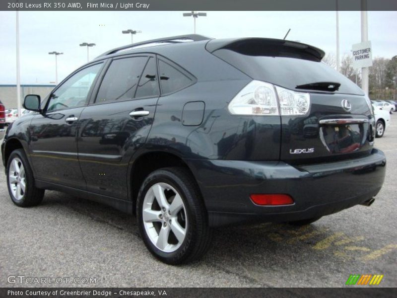 Flint Mica / Light Gray 2008 Lexus RX 350 AWD
