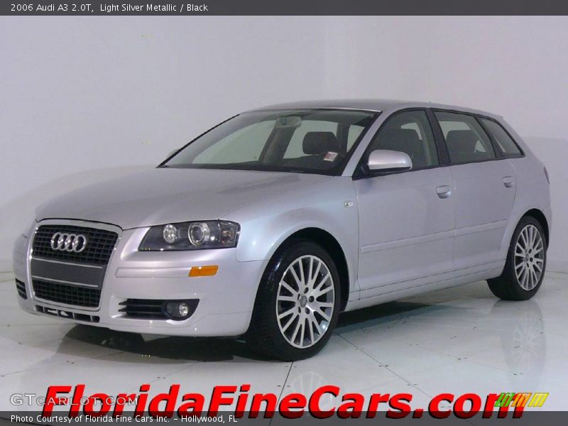 Light Silver Metallic / Black 2006 Audi A3 2.0T