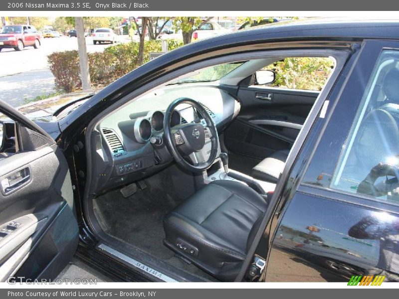 Onyx Black / Black 2006 Nissan Maxima 3.5 SE