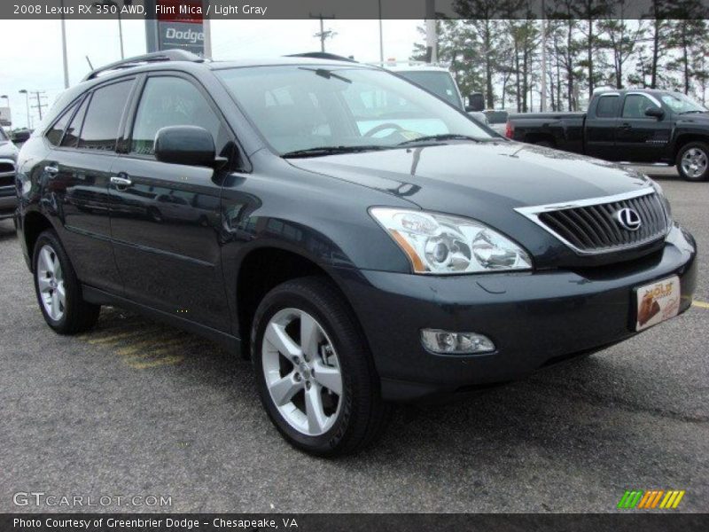 Flint Mica / Light Gray 2008 Lexus RX 350 AWD