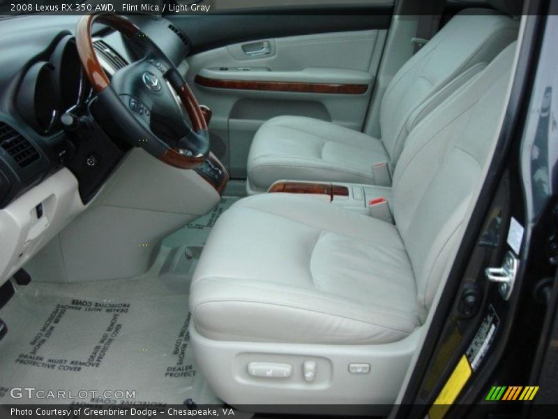 Flint Mica / Light Gray 2008 Lexus RX 350 AWD