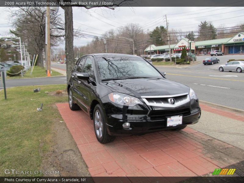 Nighthawk Black Pearl / Ebony 2008 Acura RDX Technology
