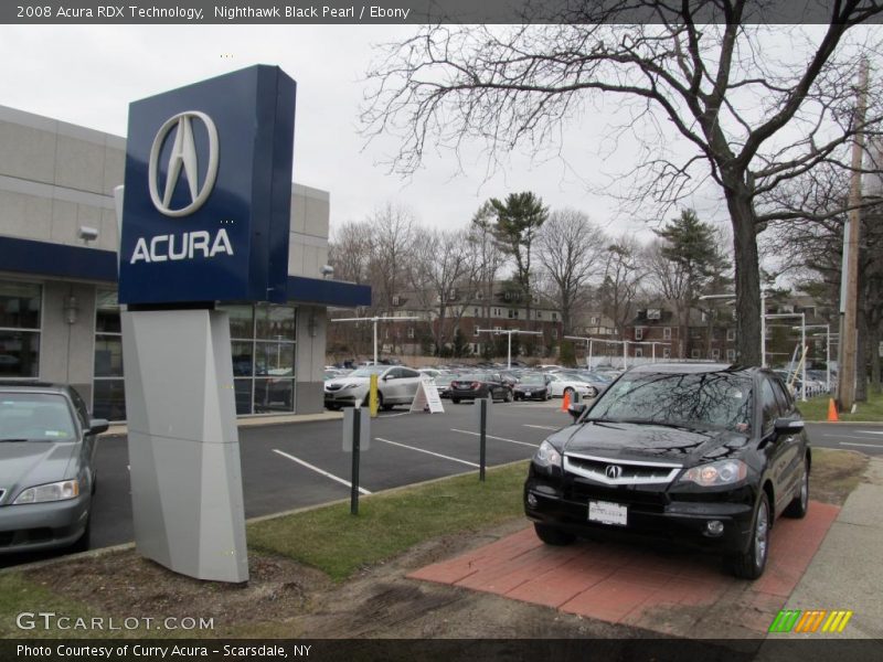 Nighthawk Black Pearl / Ebony 2008 Acura RDX Technology