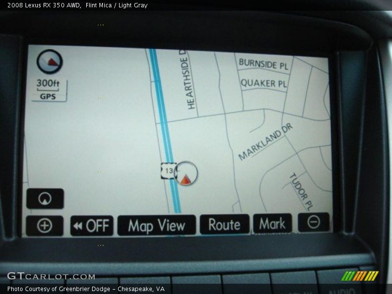 Flint Mica / Light Gray 2008 Lexus RX 350 AWD