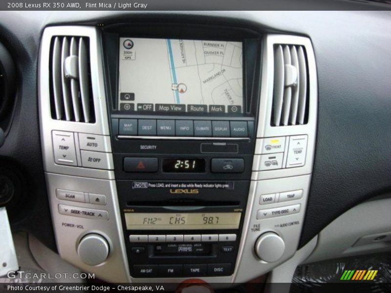 Flint Mica / Light Gray 2008 Lexus RX 350 AWD