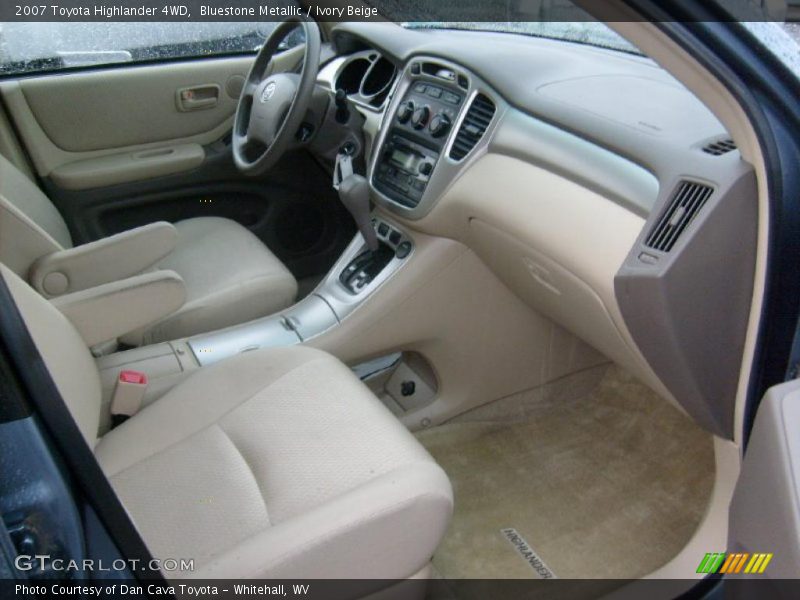  2007 Highlander 4WD Ivory Beige Interior