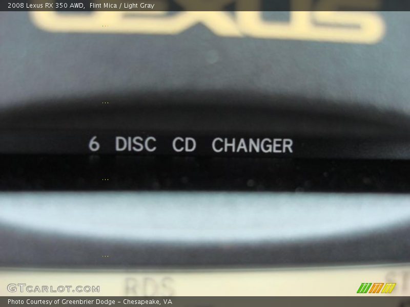 Flint Mica / Light Gray 2008 Lexus RX 350 AWD