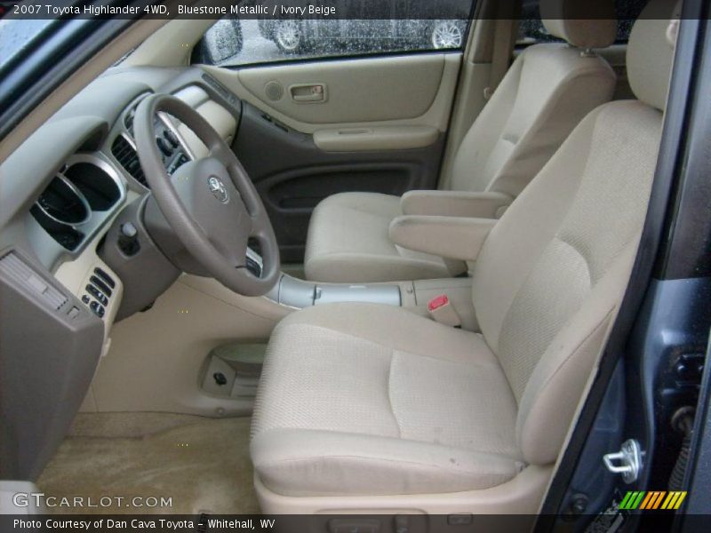  2007 Highlander 4WD Ivory Beige Interior