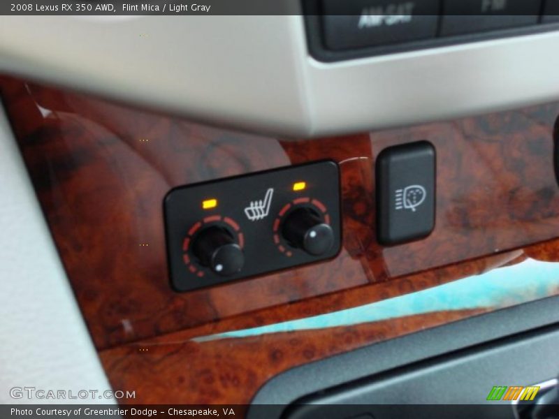 Flint Mica / Light Gray 2008 Lexus RX 350 AWD