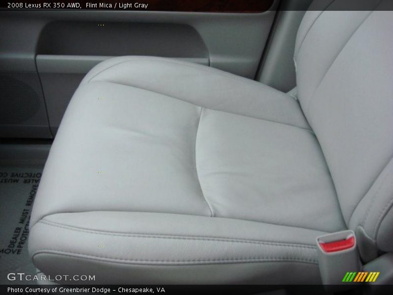 Flint Mica / Light Gray 2008 Lexus RX 350 AWD
