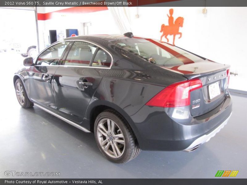Saville Grey Metallic / Beechwood Brown/Off Black 2012 Volvo S60 T5