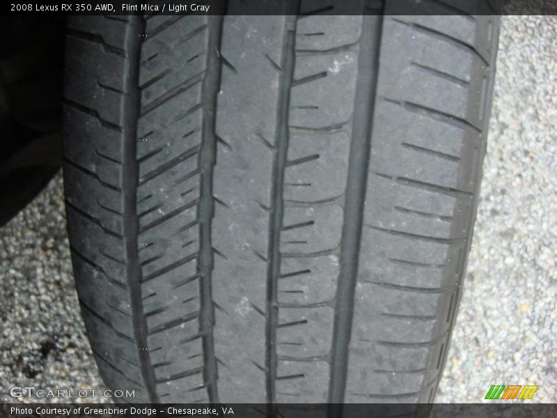 Flint Mica / Light Gray 2008 Lexus RX 350 AWD