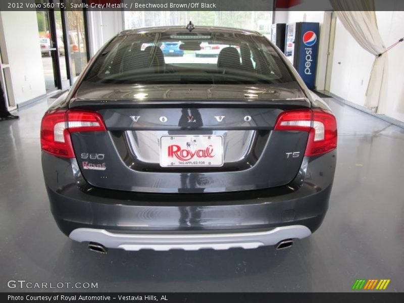 Saville Grey Metallic / Beechwood Brown/Off Black 2012 Volvo S60 T5