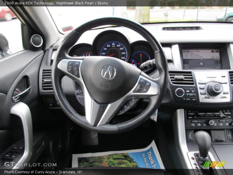 Nighthawk Black Pearl / Ebony 2008 Acura RDX Technology