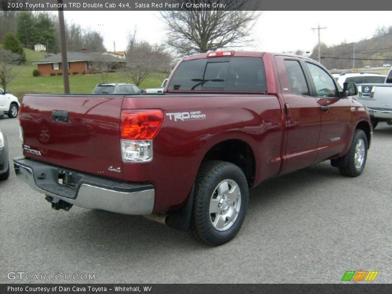 Salsa Red Pearl / Graphite Gray 2010 Toyota Tundra TRD Double Cab 4x4