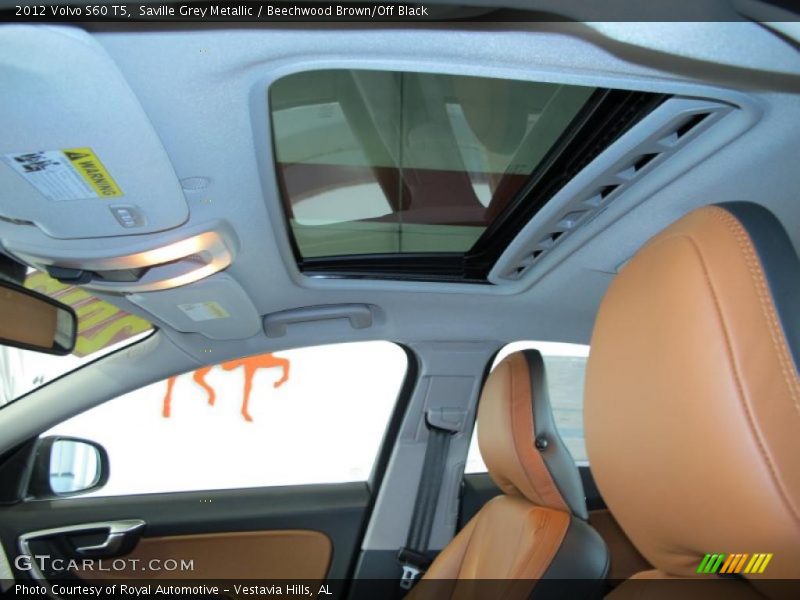Sunroof of 2012 S60 T5