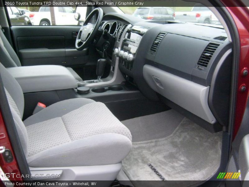  2010 Tundra TRD Double Cab 4x4 Graphite Gray Interior