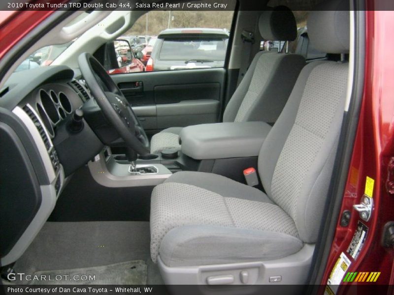  2010 Tundra TRD Double Cab 4x4 Graphite Gray Interior