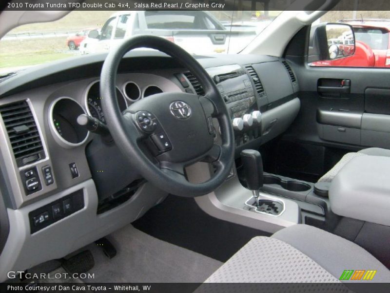 Graphite Gray Interior - 2010 Tundra TRD Double Cab 4x4 