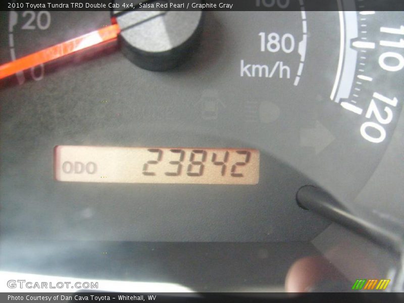 Salsa Red Pearl / Graphite Gray 2010 Toyota Tundra TRD Double Cab 4x4