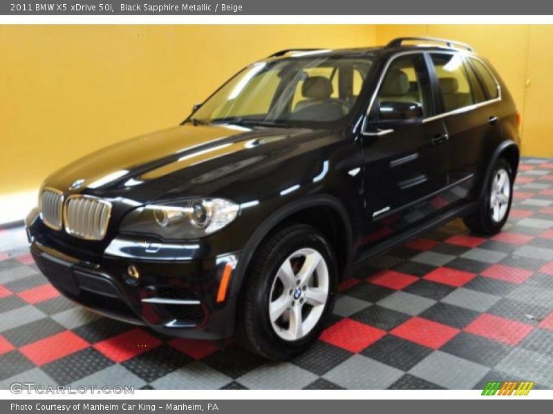 Black Sapphire Metallic / Beige 2011 BMW X5 xDrive 50i