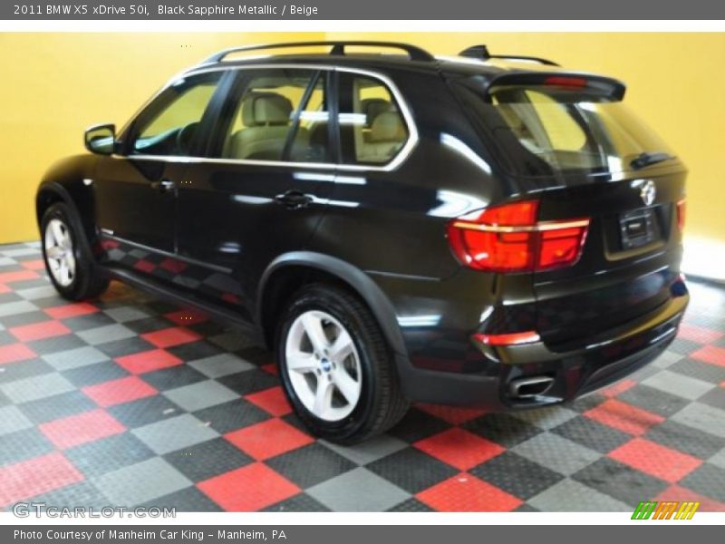 Black Sapphire Metallic / Beige 2011 BMW X5 xDrive 50i