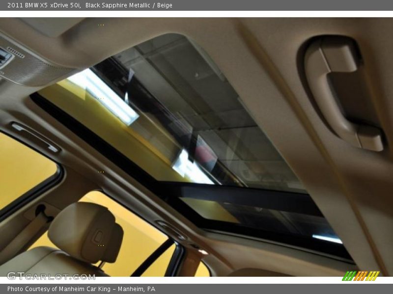 Black Sapphire Metallic / Beige 2011 BMW X5 xDrive 50i