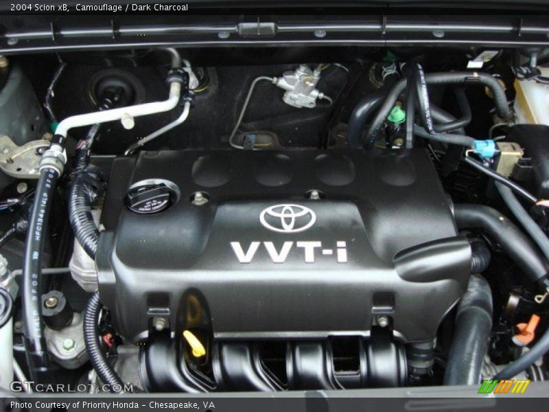  2004 xB  Engine - 1.5 Liter DOHC 16-Valve VVT-i 4 Cylinder