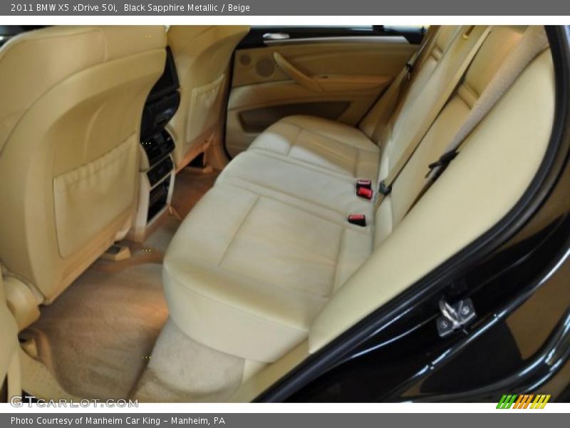 Black Sapphire Metallic / Beige 2011 BMW X5 xDrive 50i