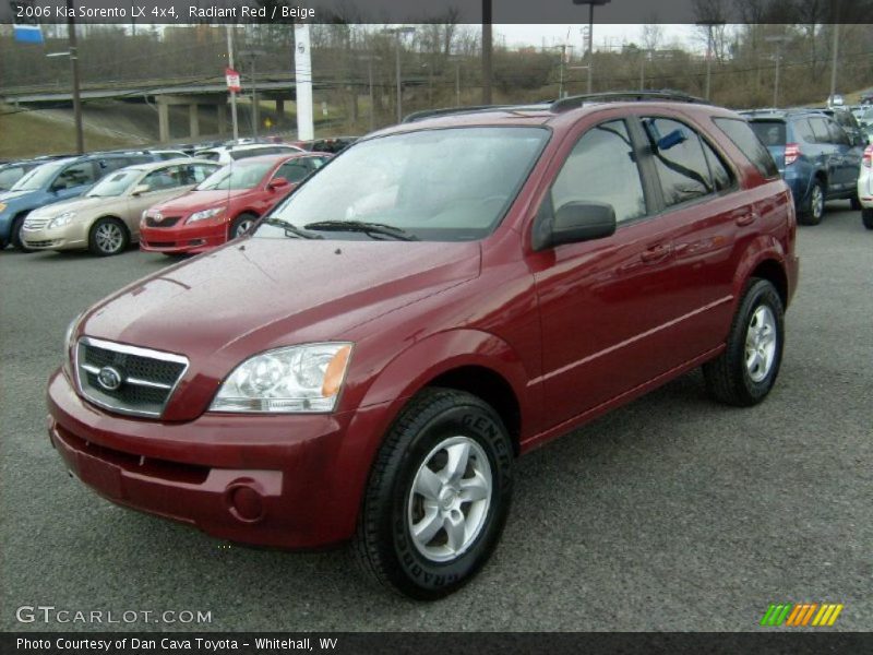 Radiant Red / Beige 2006 Kia Sorento LX 4x4