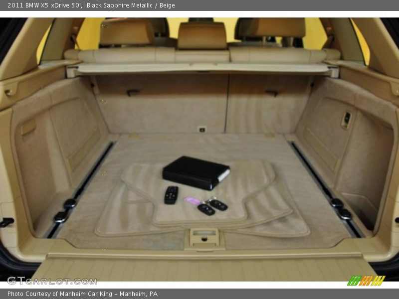 Black Sapphire Metallic / Beige 2011 BMW X5 xDrive 50i