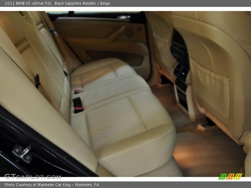 Black Sapphire Metallic / Beige 2011 BMW X5 xDrive 50i