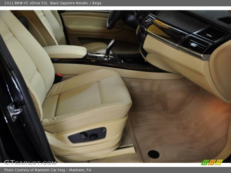 Black Sapphire Metallic / Beige 2011 BMW X5 xDrive 50i