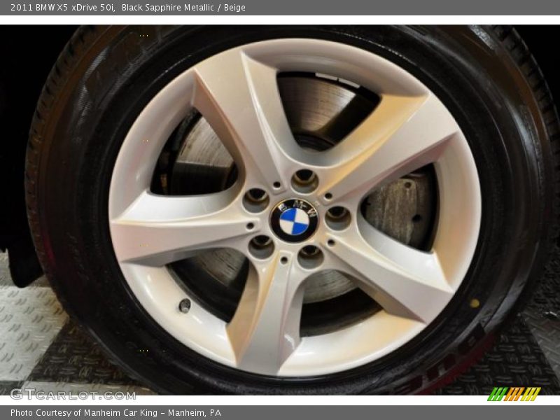 Black Sapphire Metallic / Beige 2011 BMW X5 xDrive 50i