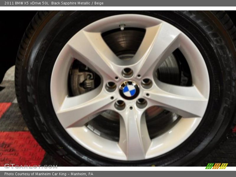 Black Sapphire Metallic / Beige 2011 BMW X5 xDrive 50i