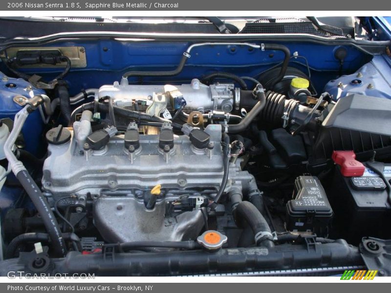 Sapphire Blue Metallic / Charcoal 2006 Nissan Sentra 1.8 S