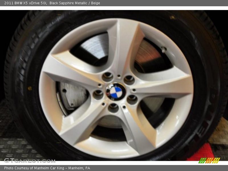 Black Sapphire Metallic / Beige 2011 BMW X5 xDrive 50i