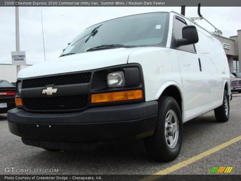 Summit White / Medium Dark Pewter 2006 Chevrolet Express 1500 Commercial Utility Van