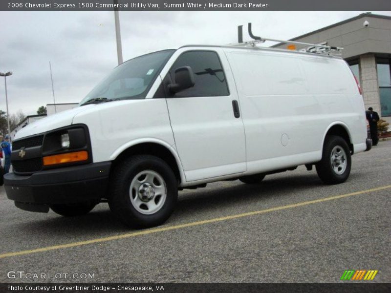 Summit White / Medium Dark Pewter 2006 Chevrolet Express 1500 Commercial Utility Van