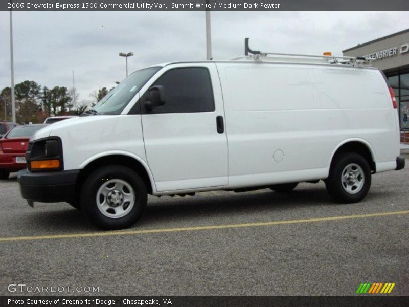 Summit White / Medium Dark Pewter 2006 Chevrolet Express 1500 Commercial Utility Van